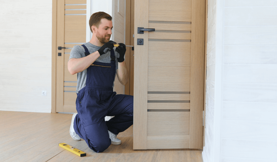 Apartment door repair