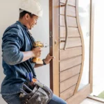 Residential Wood Door Installation